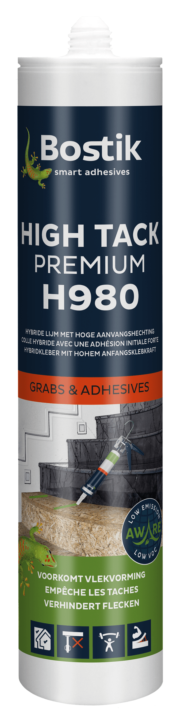 Bostik High Tack H980 Premium 290ml Montagelijm Wit