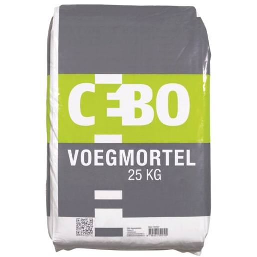 CEBO Voegmortel 25kg Zwart