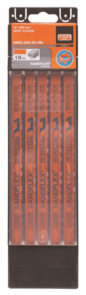 Bahco Handmetaalzaagbladset 3906-300 Sandflex 18/24/32-tands 3-delig