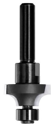 Trasco Afrondfrees Hardmetaal Radius 6,3mm Met Kogellager 12mm Aansluiting 8mm