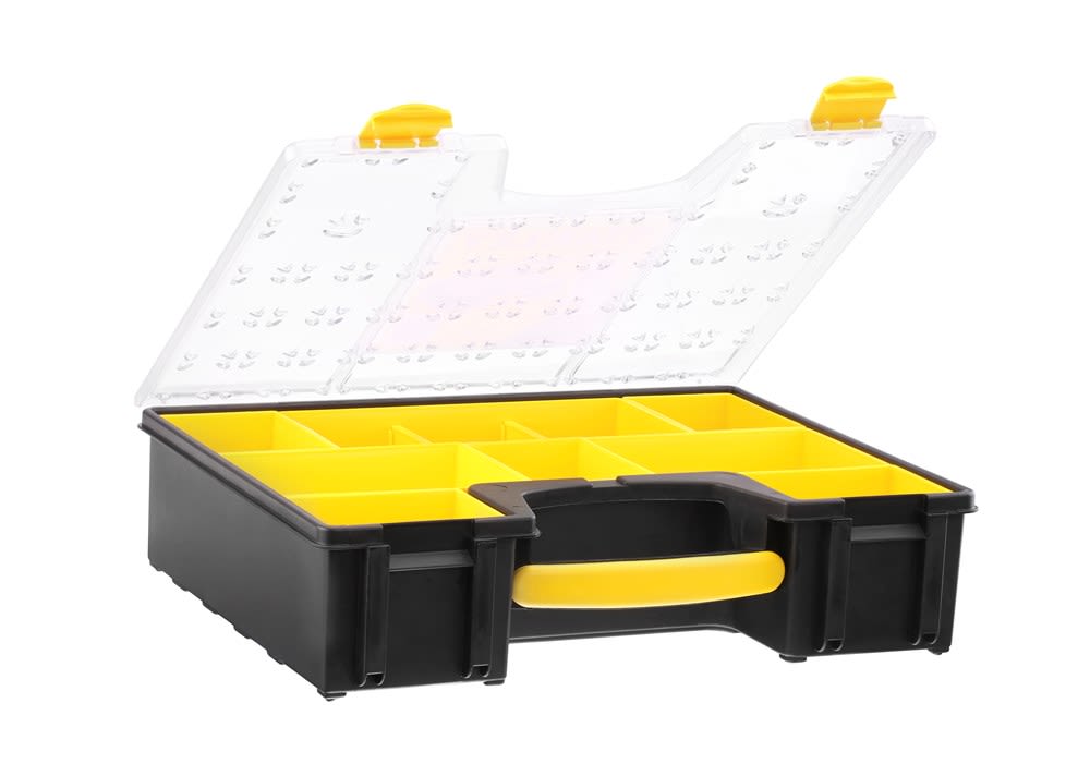 Stanley Assortimentsdoos 334x425x105mm Met Vakverdeling Transparant