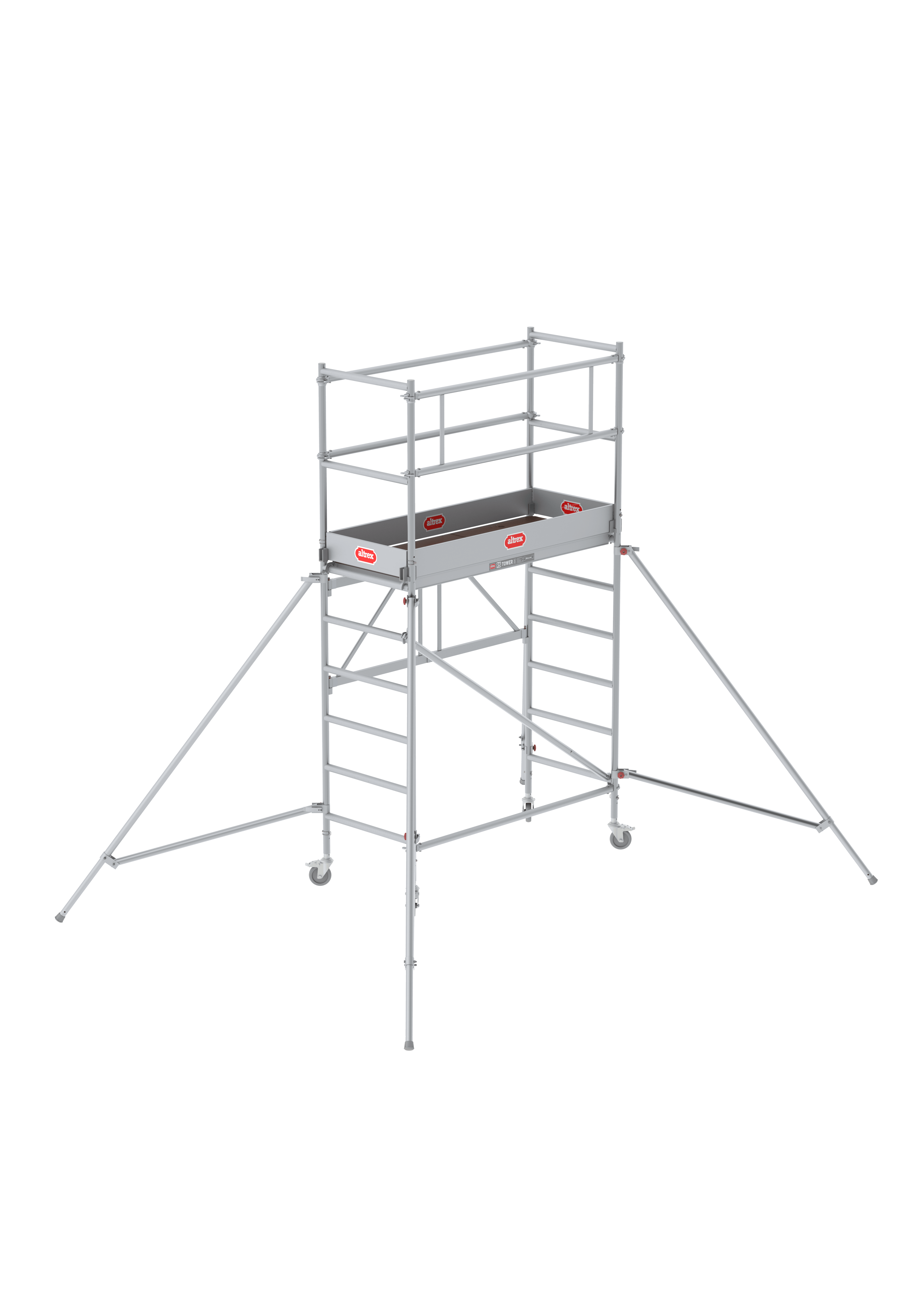 Altrex Rolsteiger RS Tower 34 3,80m Hout 1,65m