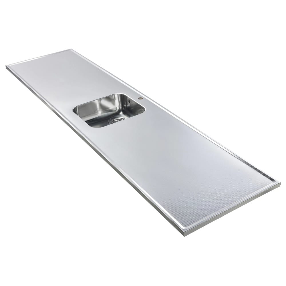 Product afbeelding voor Reginox Diamantblad 201,5x60cm Bak Midden Met Kraangat