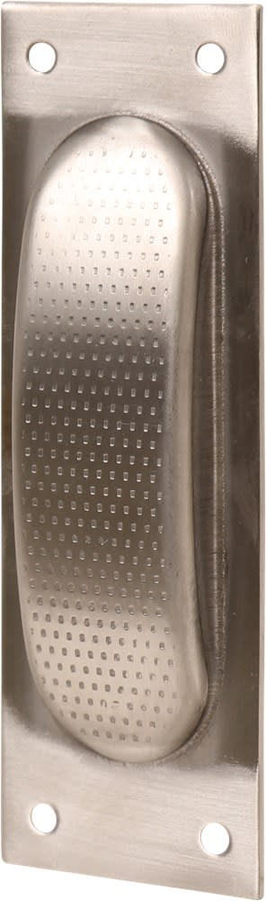 Oxloc Schuifdeurkom Recht 120,5x40mm RVS Mat