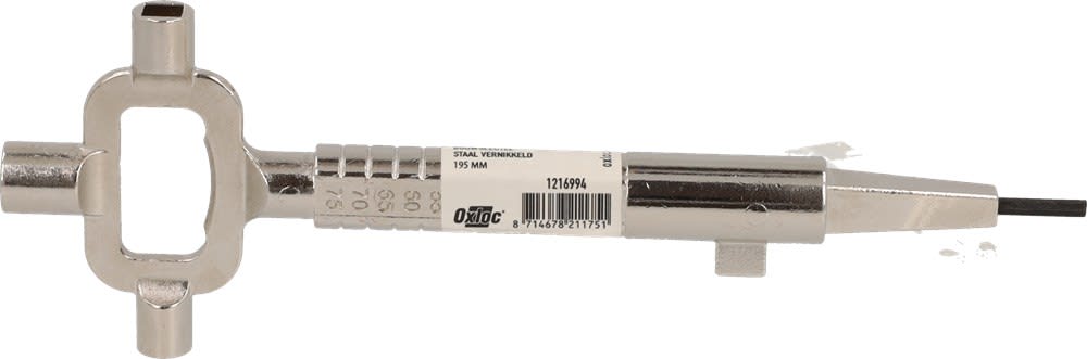 Oxloc Bouwsleutel Staal Vernikkeld