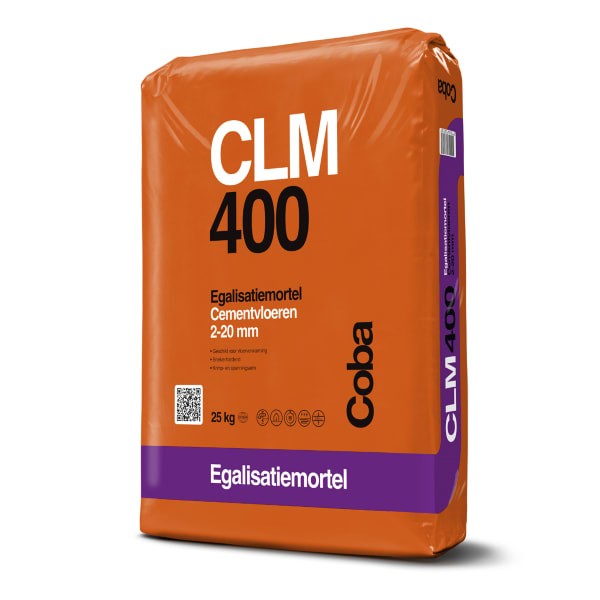 Coba CLM400 Egalisatiemortel Cementvloeren 25kg Grijs