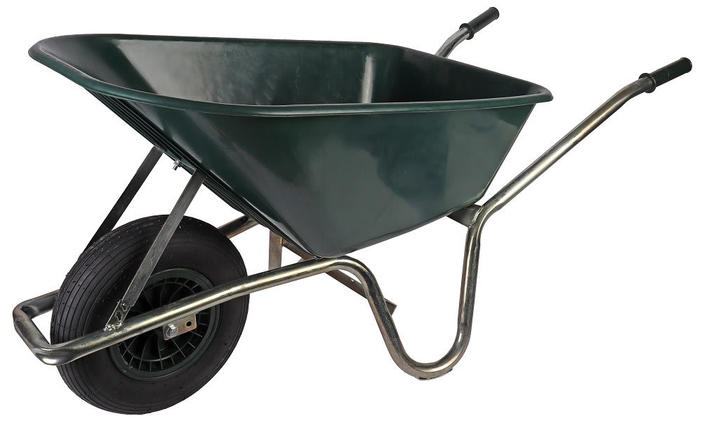 Product afbeelding voor Talen Tools Kruiwagen Met Kunststof Bak 100L Groen