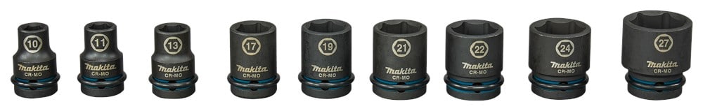 Makita Krachtdoppenset 9-Delig In Etui E-16617