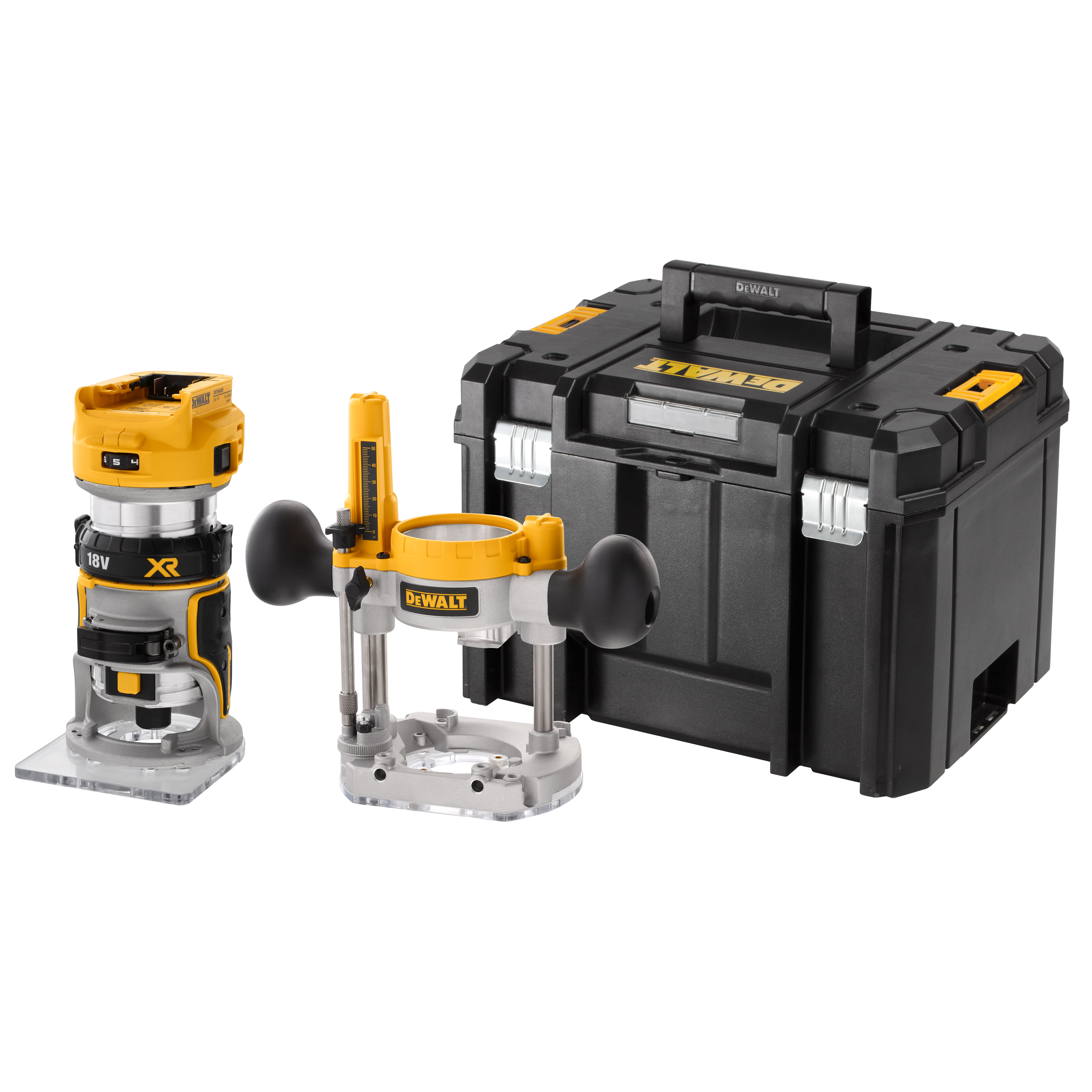 DeWALT Accu Boven-en Kantenfrees DCW604NT-XJ 18V XR Brushless In Tstak Koffer