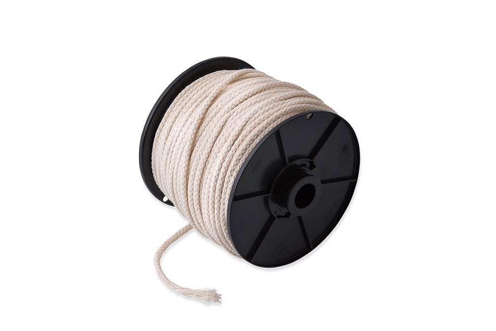 DX Touw 8mm Polypropyleen Geruwd Geslagen Bruin 3-Strengs