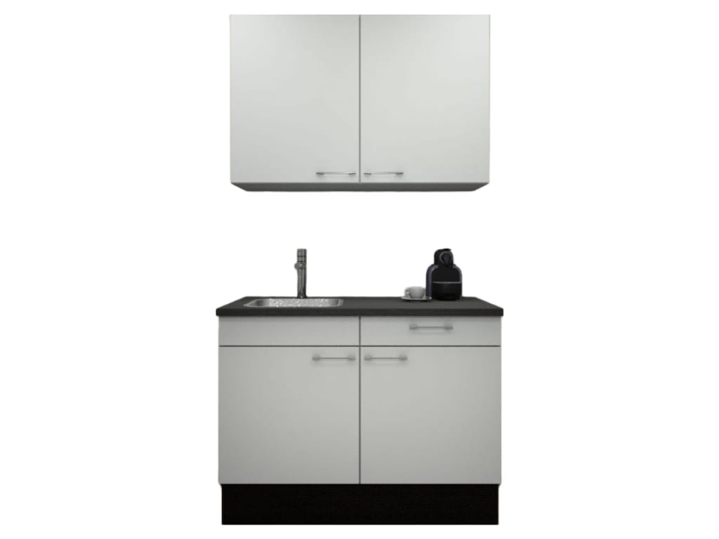 Procasa Keuken 120cm Compleet Wit Spoelbak Links