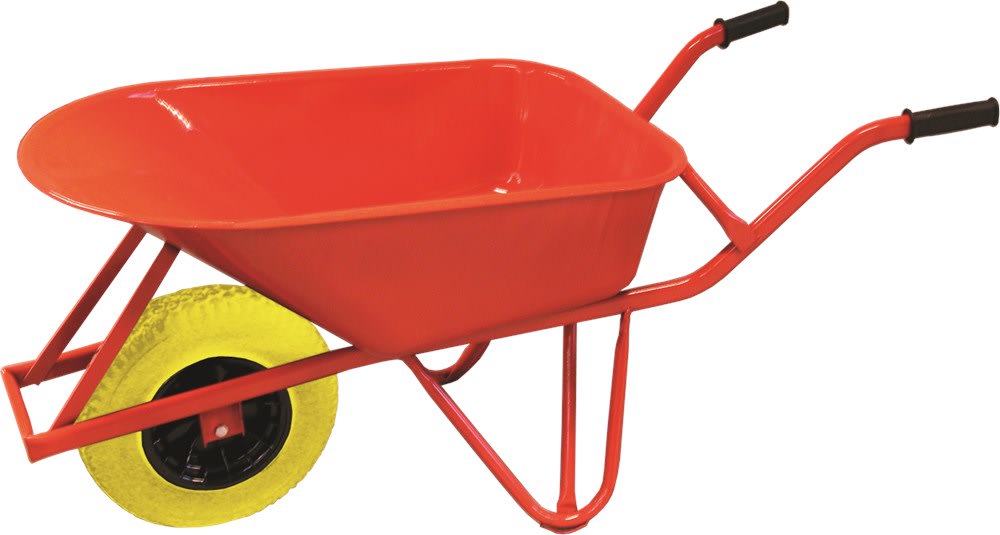 Kelfort Kruiwagen 85L 4ply Anti-lekband Rood