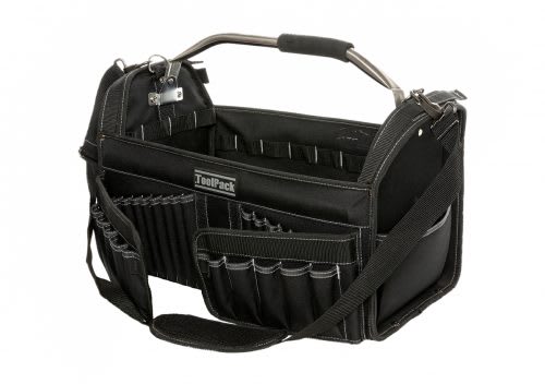 Toolpack Gereedschapstas 490x370x300mm Met Vakverdeling Zwart