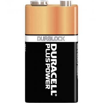 Product afbeelding voor Duracell Batterij Plus Power Alkaline 9V Block 6LR61 1st