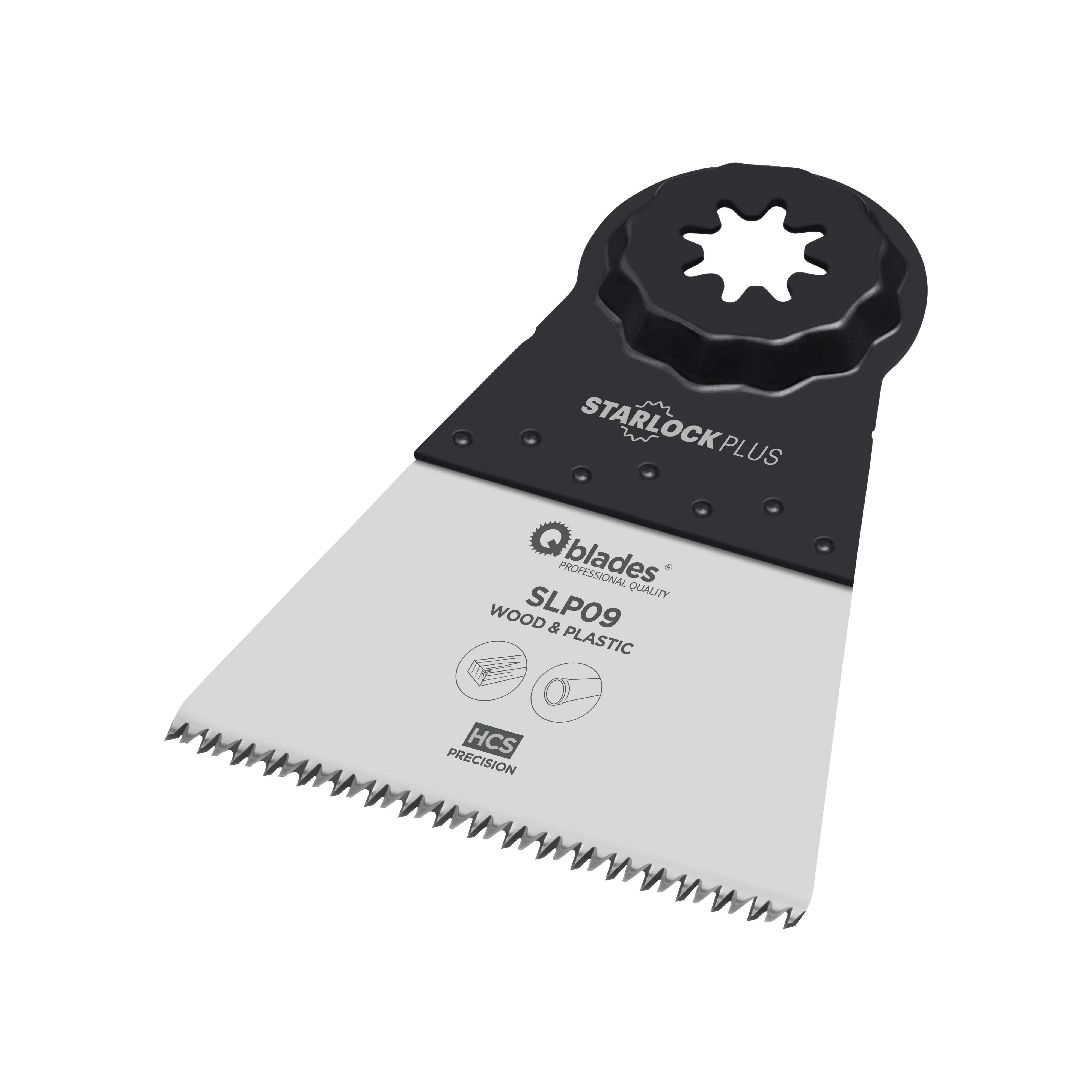 Qblades Multitoolzaagblad Precision SLP09 65x50mm HCS 14TPI 1st