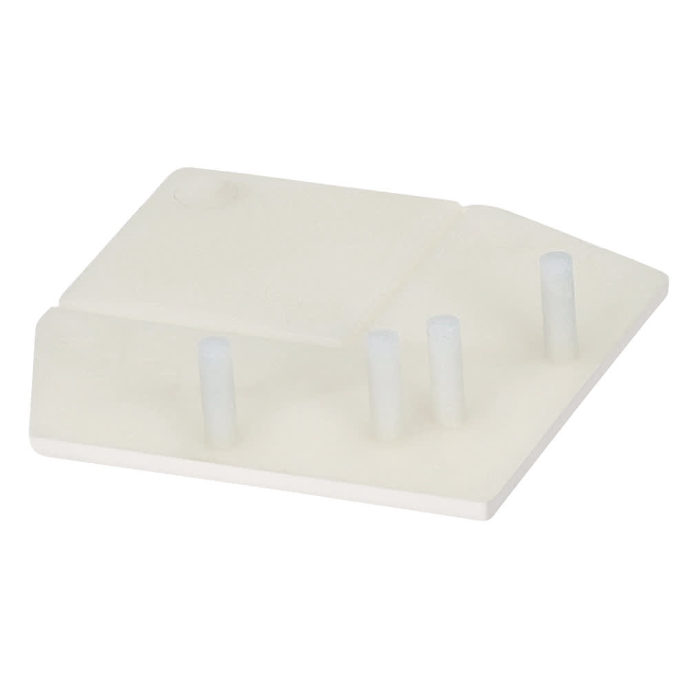 Keralit Eindkap Uitwendig Rechthoekverbindingsprofiel Wit Classic Nerf