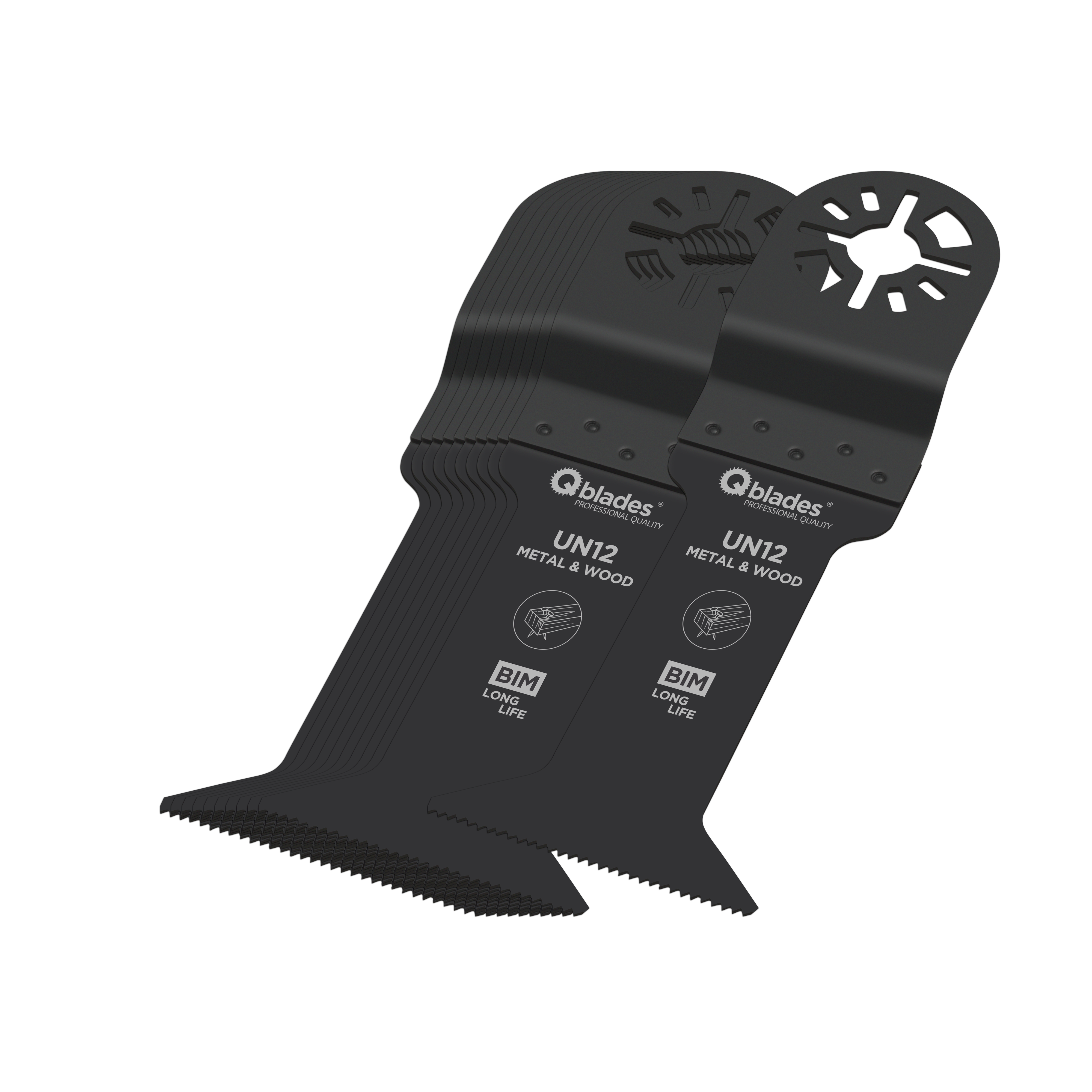 Qblades Multitoolzaagblad UN12 44x78mm Bi-Metaal 11st