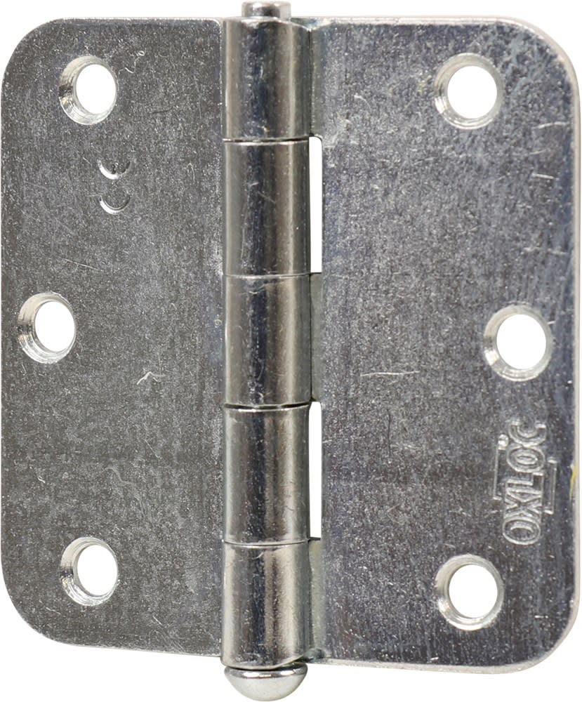 Oxloc Scharnier Ronde Hoeken 76x76mm Elektrolytisch Verzinkt 1st
