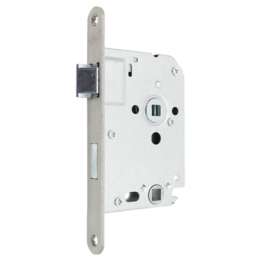 Oxloc WC-Badkamerslot 1264/17 DIN Links/DIN Rechts WC63/8 Doornmaat 50mm RVS Grijs