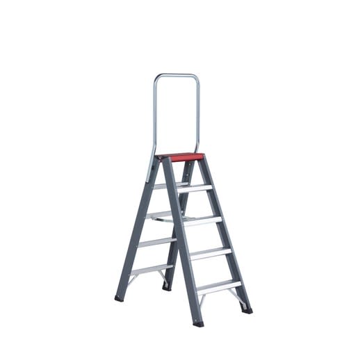 Altrex Trap Falco Dubbel oploopbaar 2x5 Treden Stahoogte 1.2m