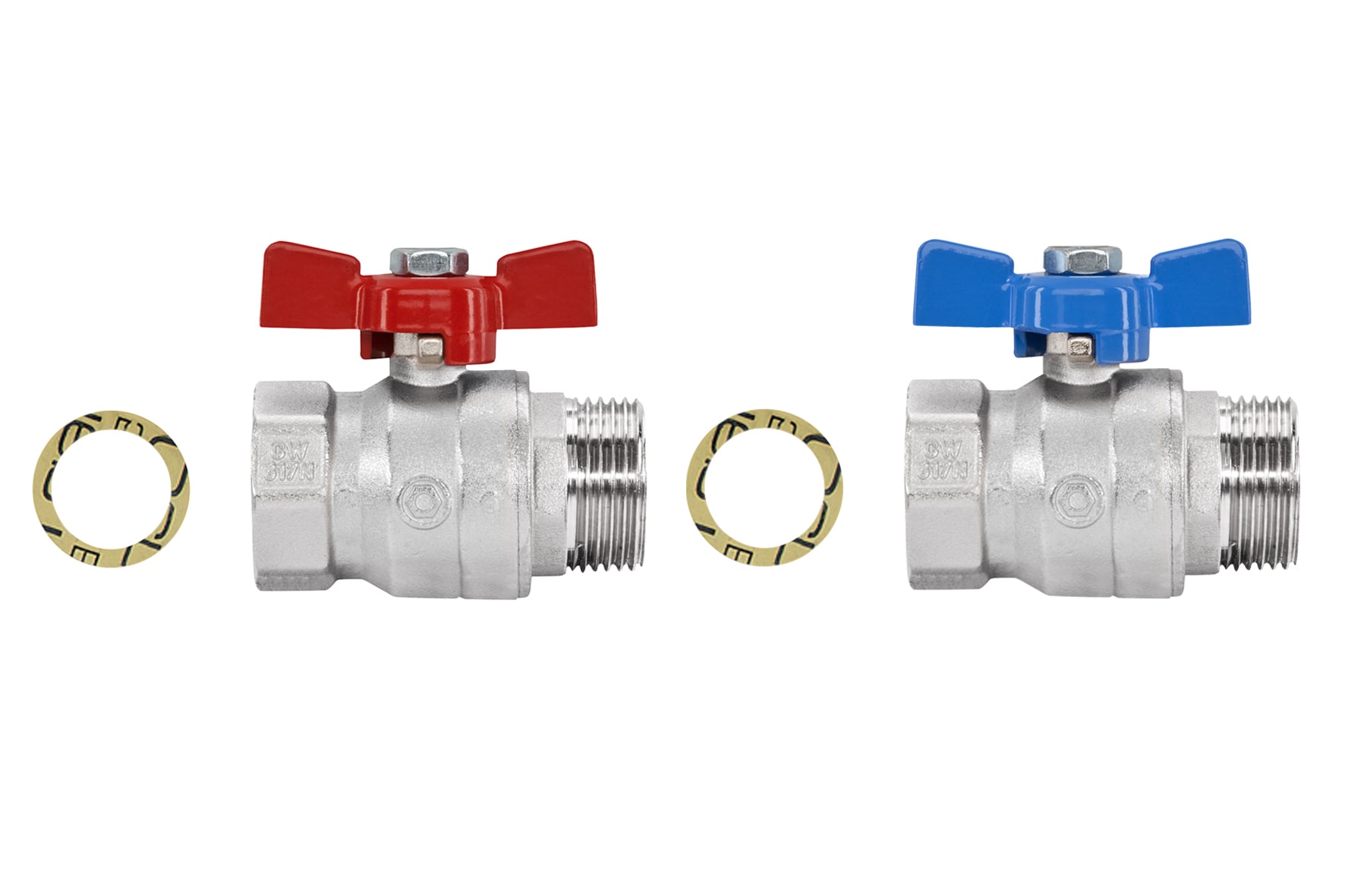 Schlüter BEKOTEC-THERM-KH DN25 Kogelkraan 1 Inch 2st Per Set BTZ2KH25