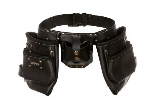 Toolpack Gereedschapsgordel Industrial 25x24cm Dubbel Zwart Leer