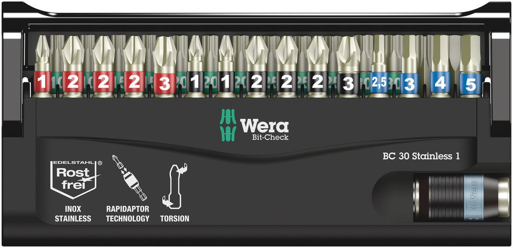 Wera Bitset Bit-Check Stainless 1 30-Delig