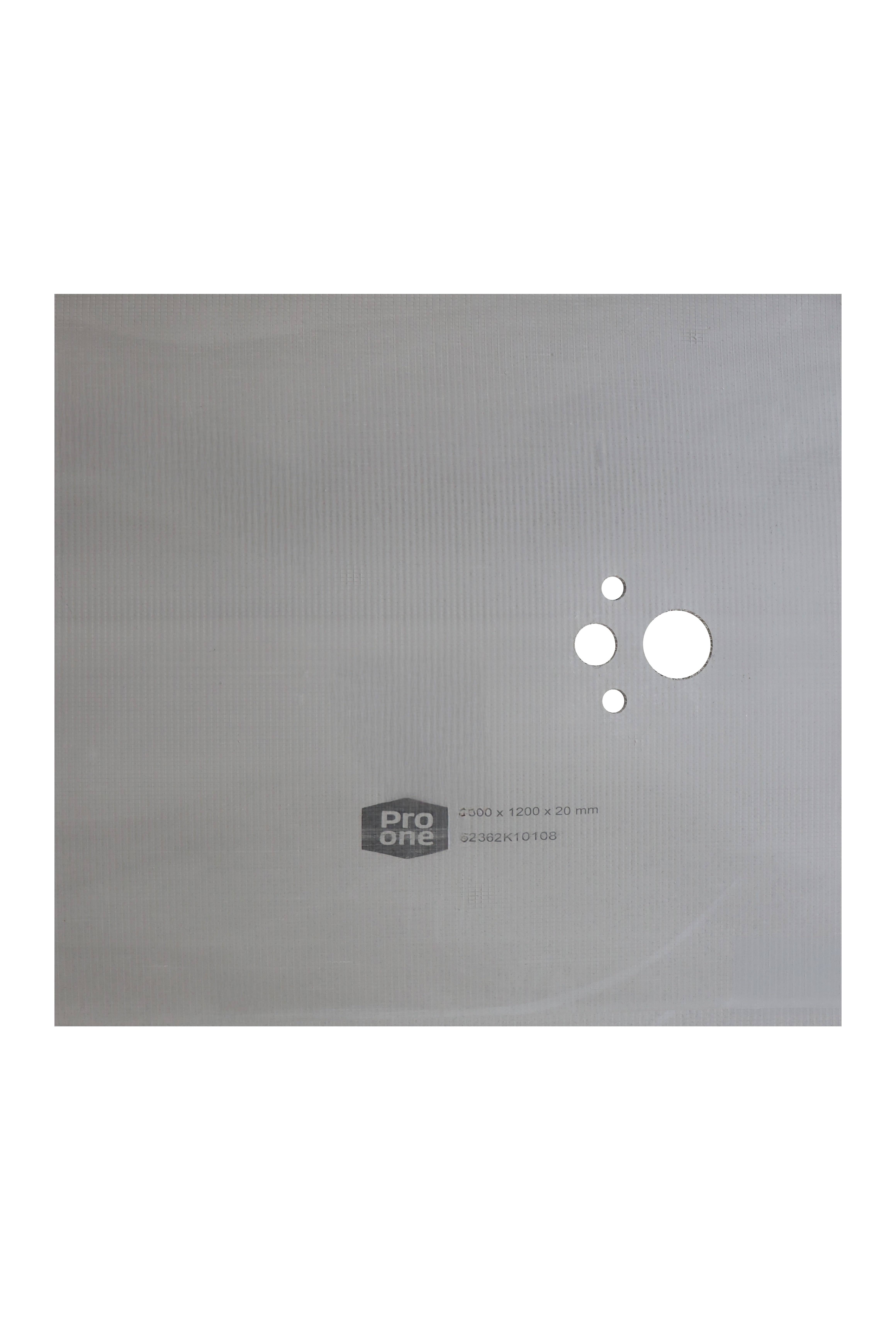 ProOne Toiletplaat 20mm 130x120cm