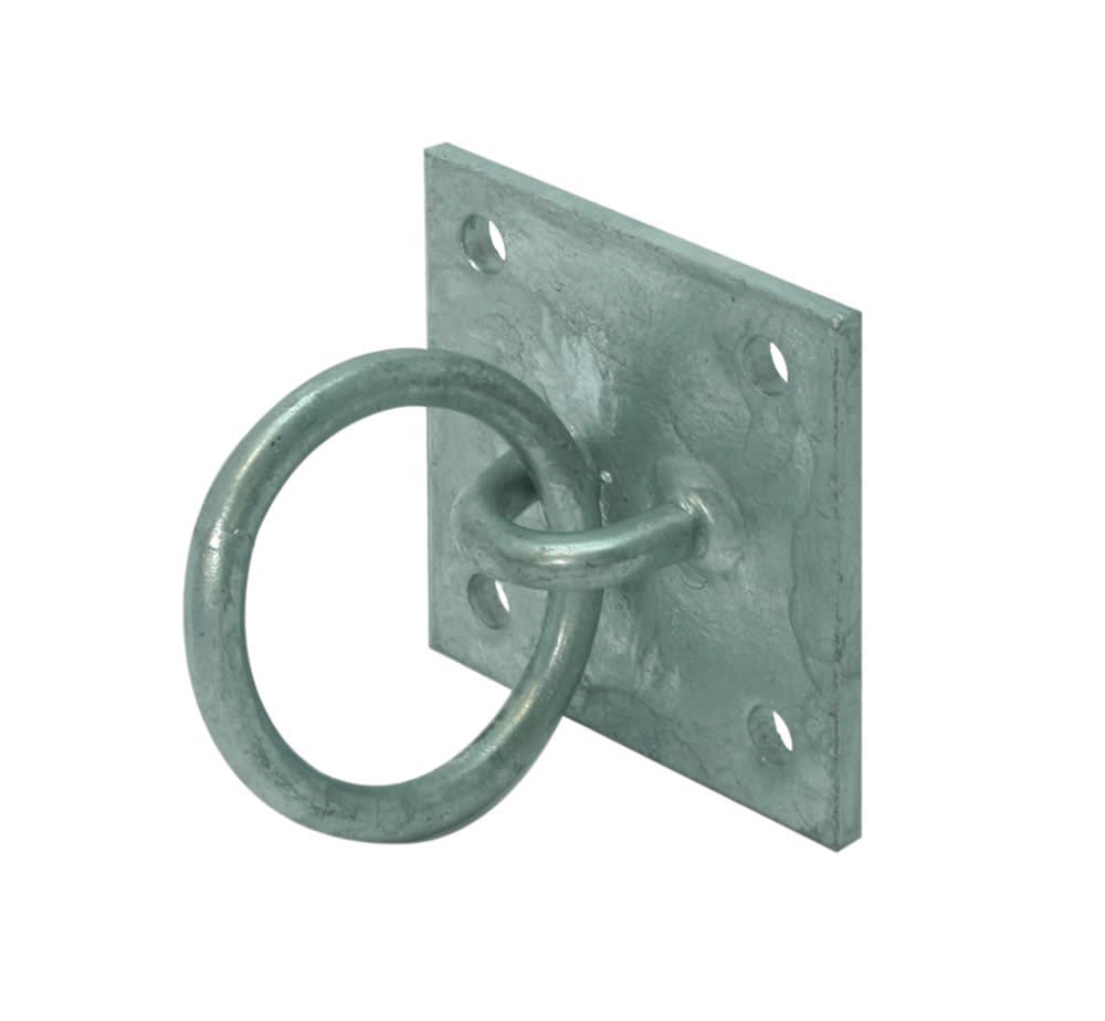 GB Aanlegring Zwaar 100x100x8mm Thermisch Verzinkt