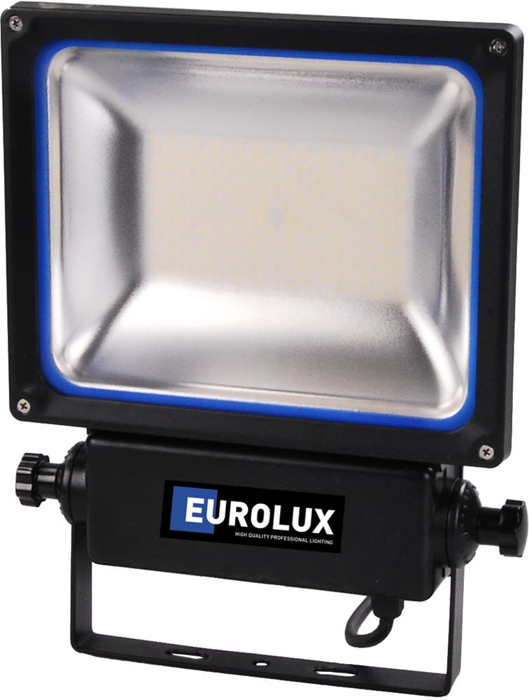 Eurolux Bouwlamp SMD 90-2 LED 90W Klasse II Met Kabel Zwart
