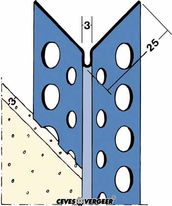 Hoekbeschermer 2274 300cm 3mm RVS