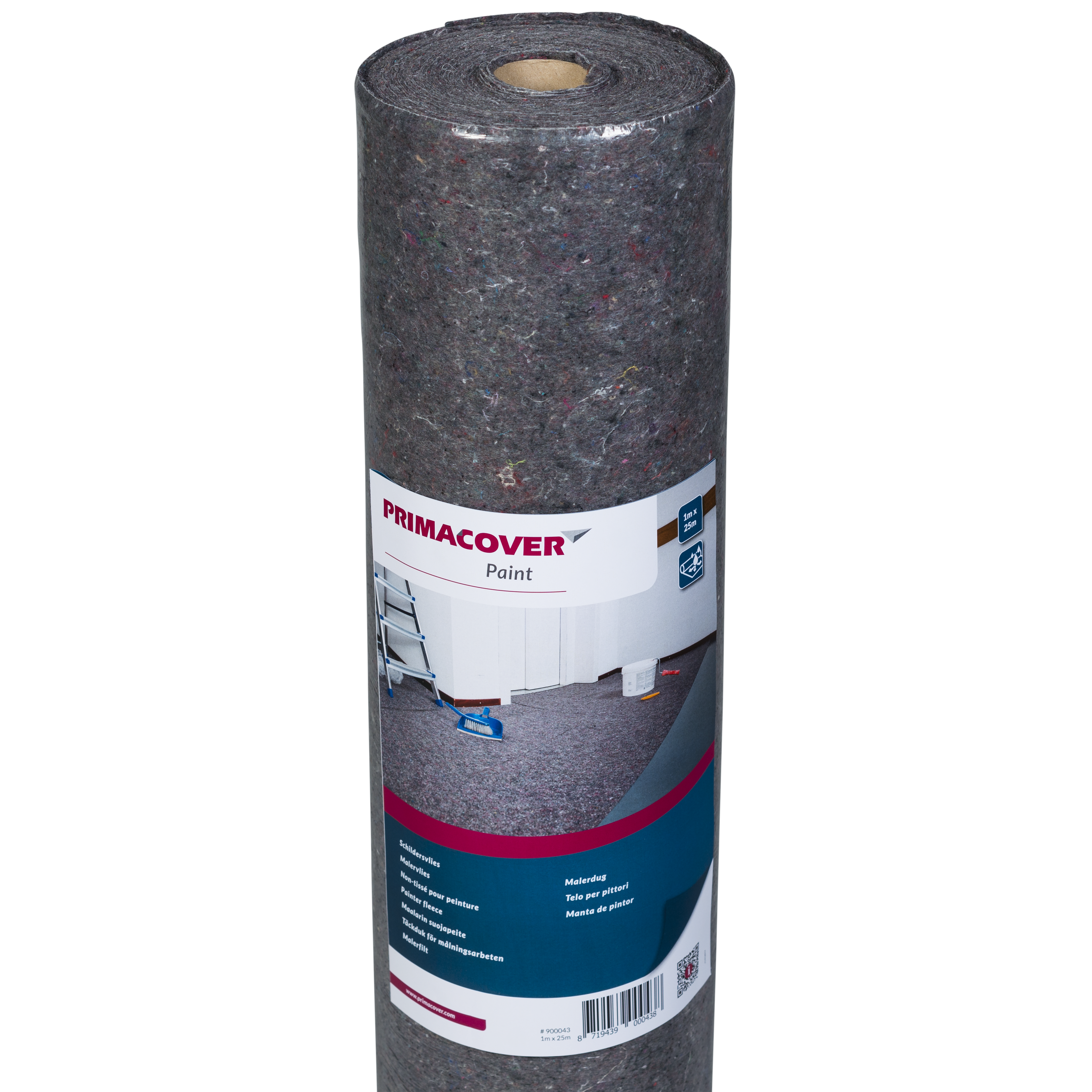 PrimaCover Afdekvlies Paint 1x25m Grijs