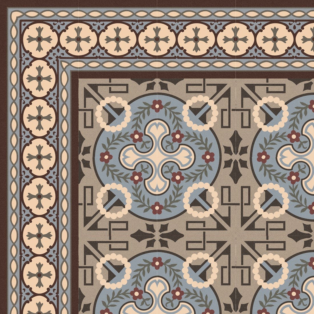 Product afbeelding voor Decortegel Bel Histoire Jacques Coin 15x15cm 8mm Mat Gerectificeerd R10