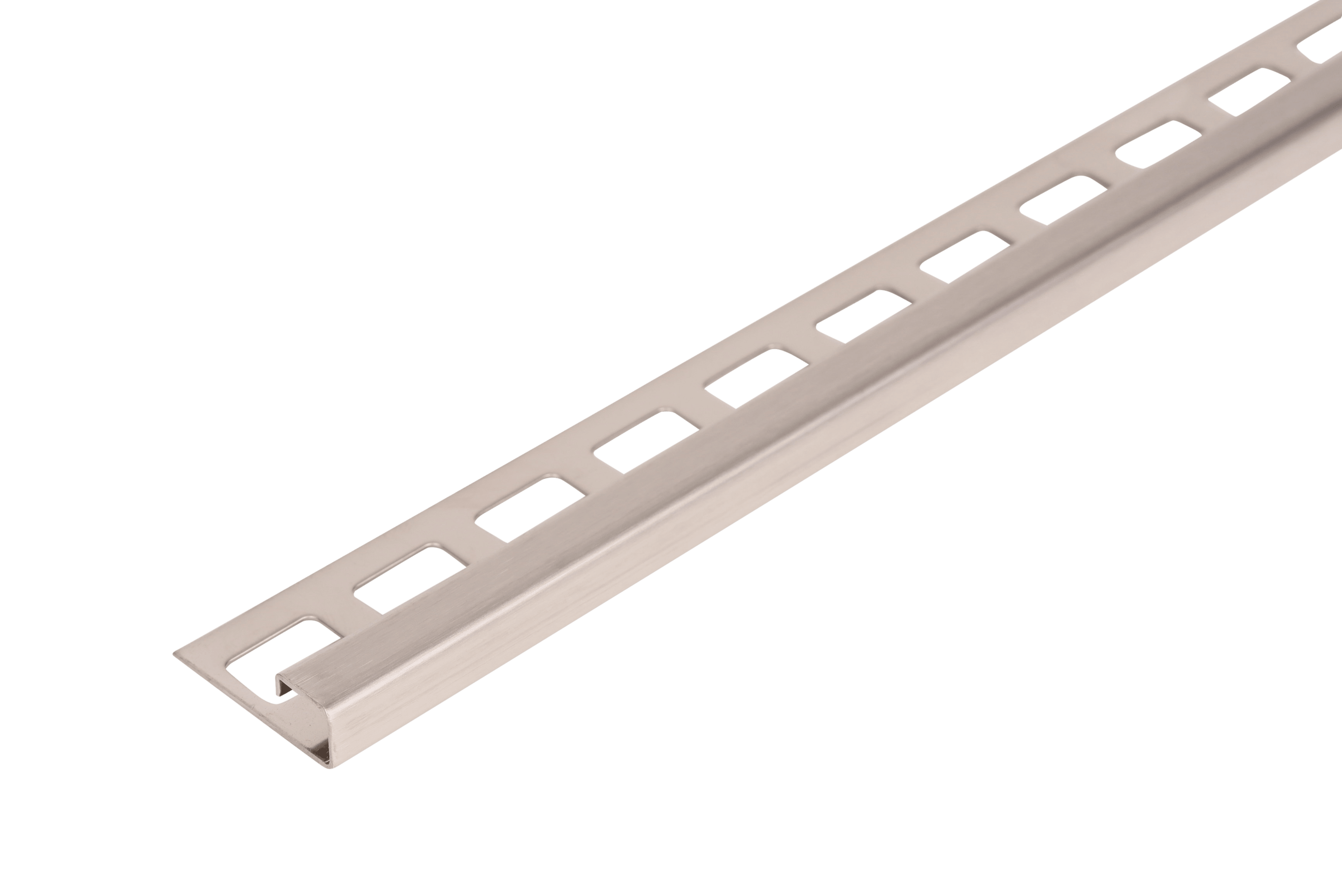 ProOne Tegelprofiel Vierkant 9mm 300cm RVS Geborsteld