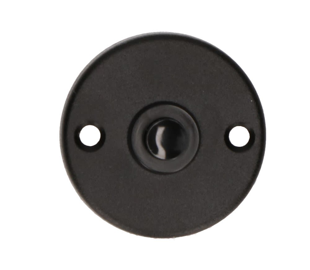 Product afbeelding voor AMI Beldrukker Nr. 3 Rond Aluminium Zwart