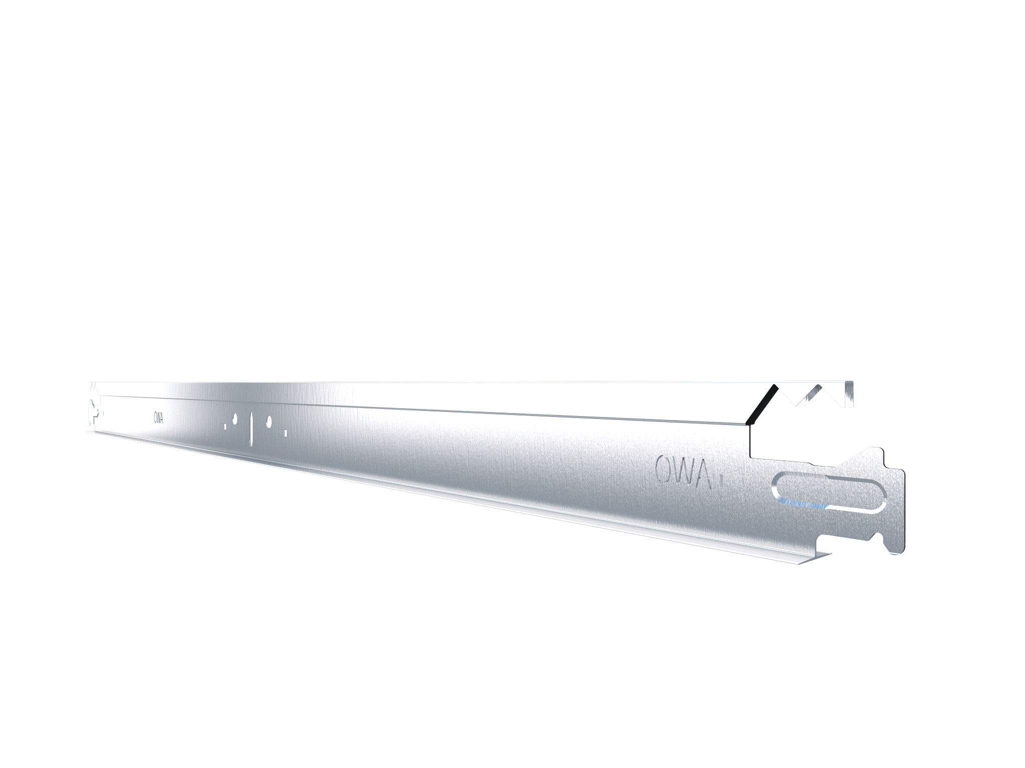 OWAconstruct Tussenprofiel 1200x15x38mm Wit 50st Per Doos