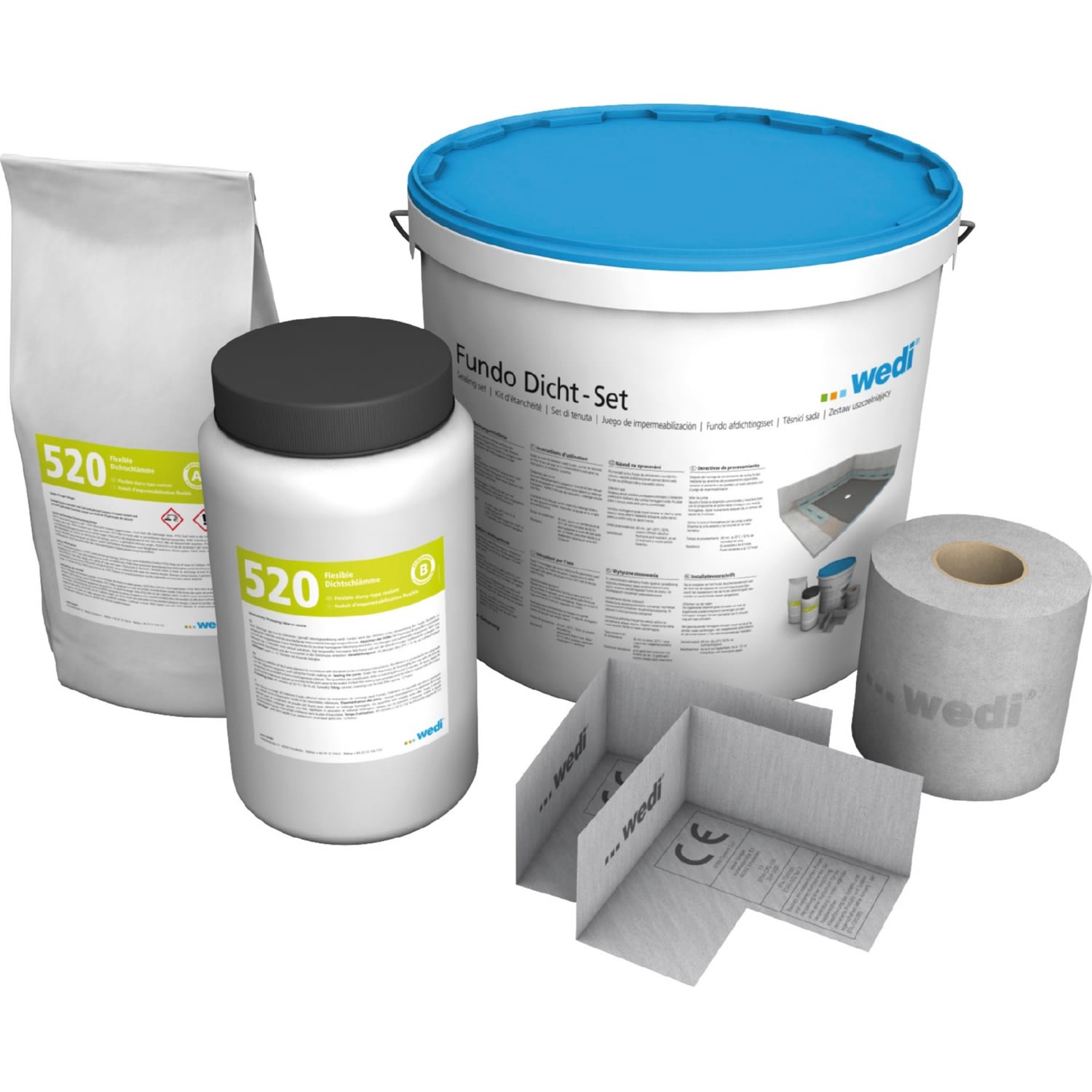 Wedi Fundo Afdichtingsset
