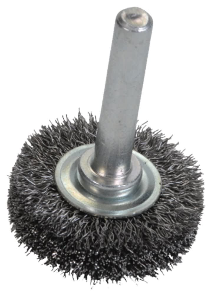 Flexovit Staaldraadborstel Stift Gegolfd 70x15x6mm Draaddikte 0.3mm