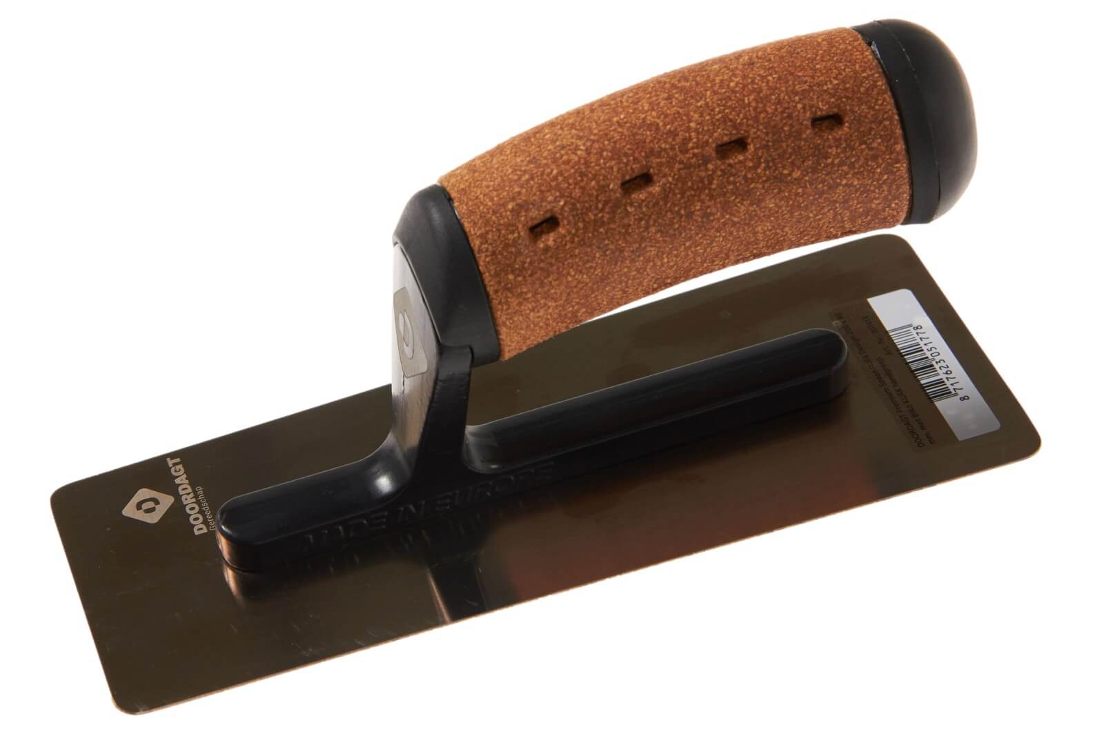 Product afbeelding voor Doordagt Premium Spaan Italia 240x110mm Met Kurk Handgreep