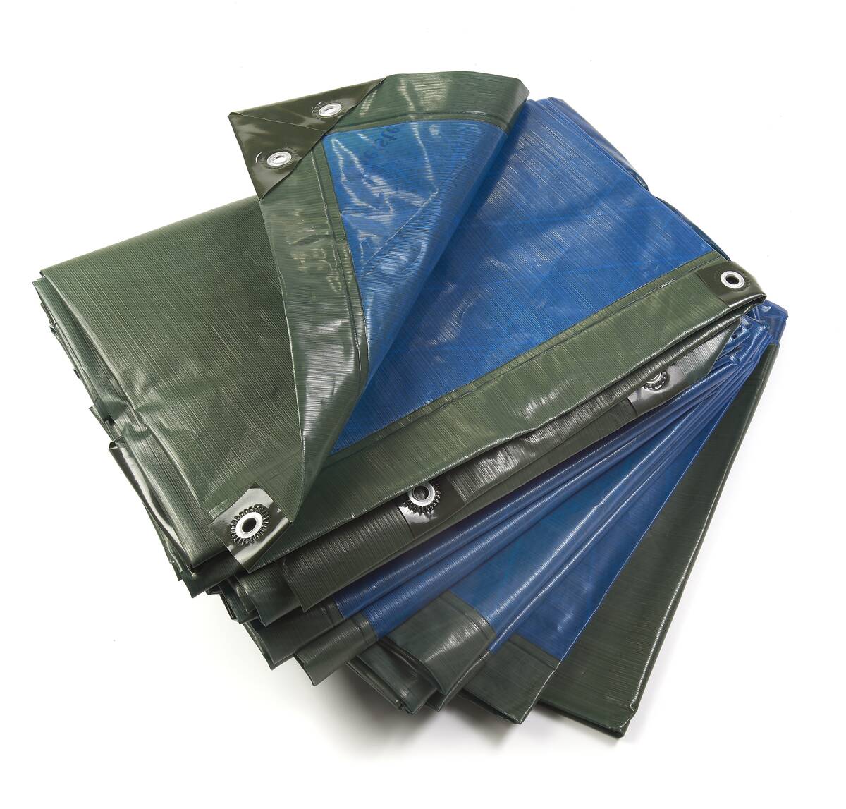 ProOne Dekkleed 150gr/m² Met Ogen 12x10m Blauw/Groen