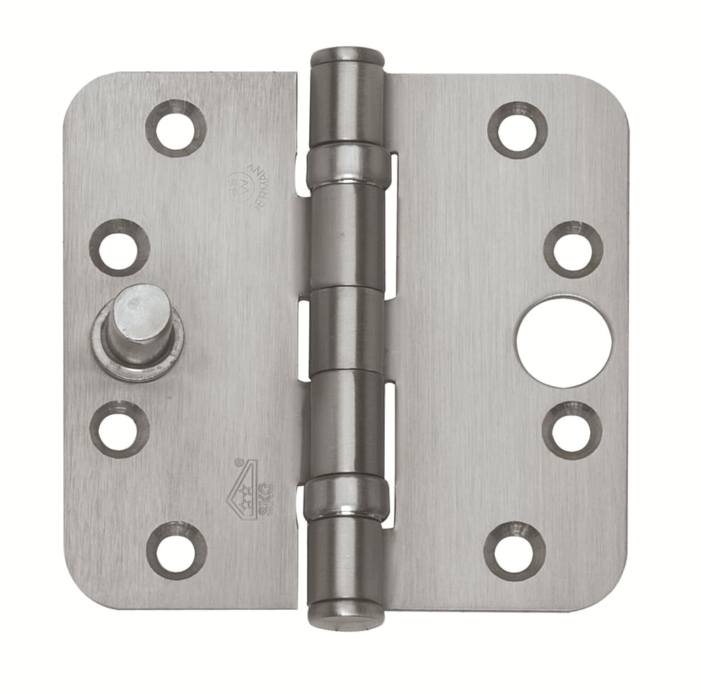 BSW Kogellagerscharnier 802 89x89x2,5mm Met Ronde Hoek BB VH Verzinkt