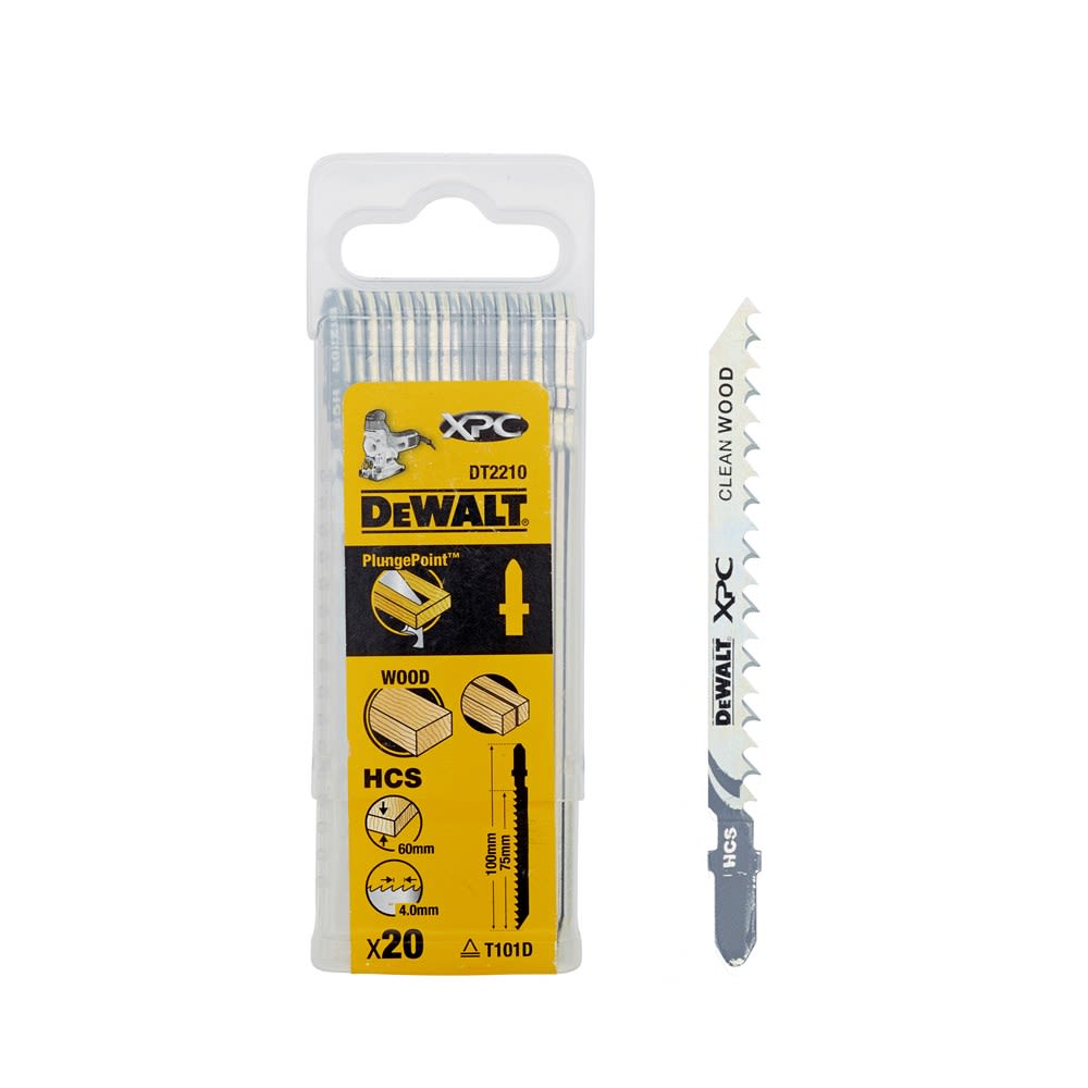 DeWALT Decoupeerzaagblad DT2210 100mm Voor Hout 20st