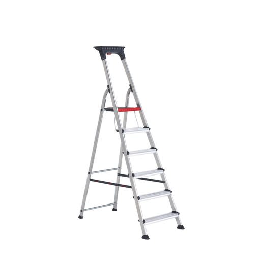 Altrex Huishoudtrap Double Decker Enkel Oploopbaar 1x6 Treden Stahoogte 1.3m