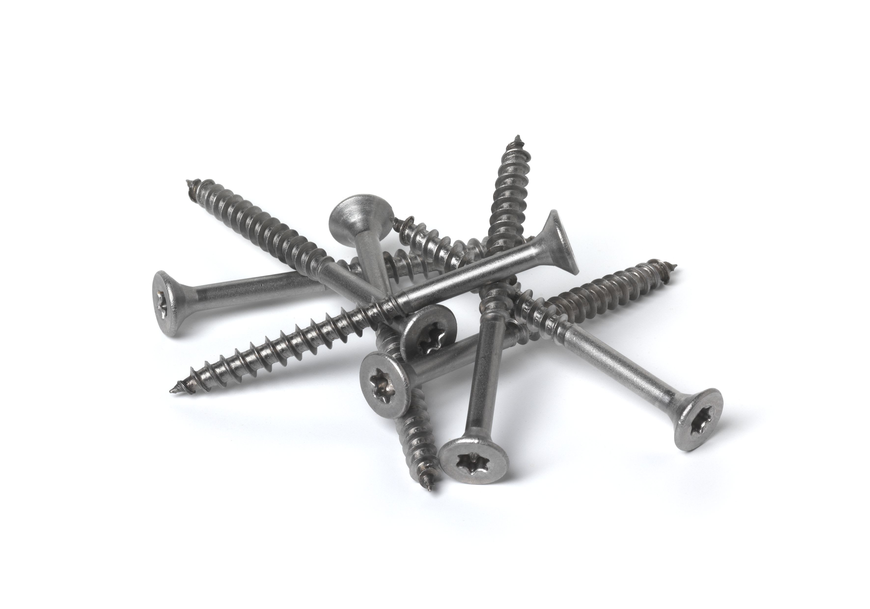 ProOne Spaanplaatschroef 5x80/50mm Platverzonkenkop TX-25 Met Bit RVS A2 100st