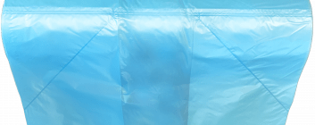 ProOne Afvalzak LDPE 79Mu 70x110cm Blauw 10st