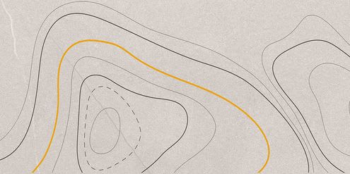 Rako Wandtegel Topo Grey 30x60cm 8mm Mat Reliëf