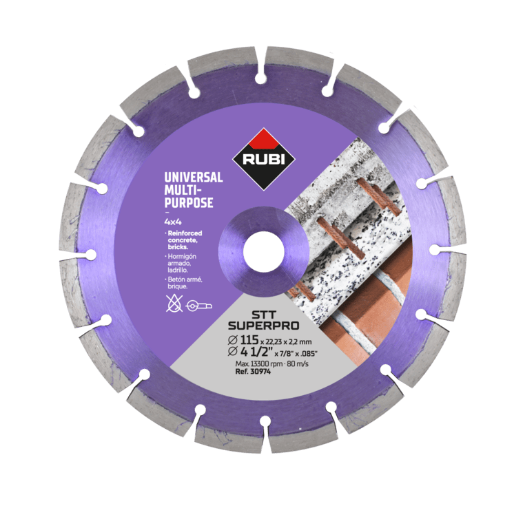 Product afbeelding voor Rubi Diamantzaagblad STT Superpro 115x22,2mm