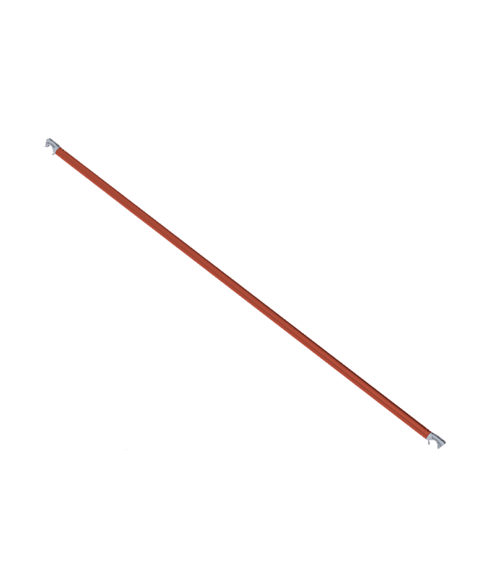 Altrex Diagonaalschoor RS Tower 5 2,45m  Rood Gecoat