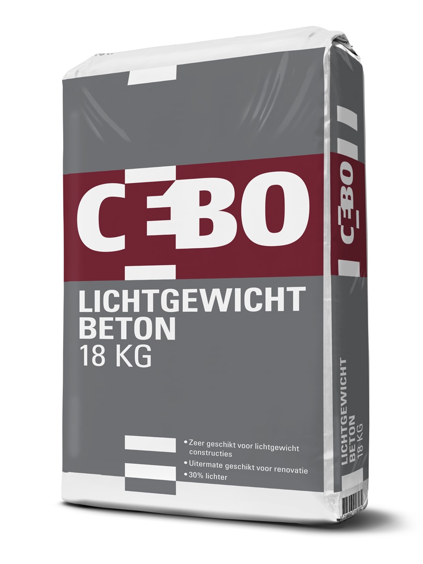 Product afbeelding voor CEBO Lichtgewicht Beton 18kg