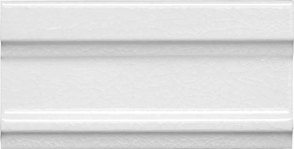 Strip Modernista Cornisa Clasico Blanco 7,5x15cm Glanzend